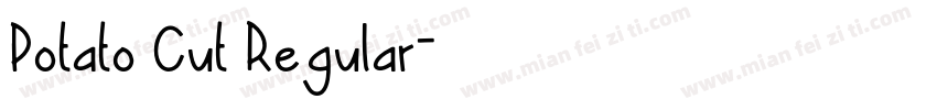 Potato Cut Regular字体转换